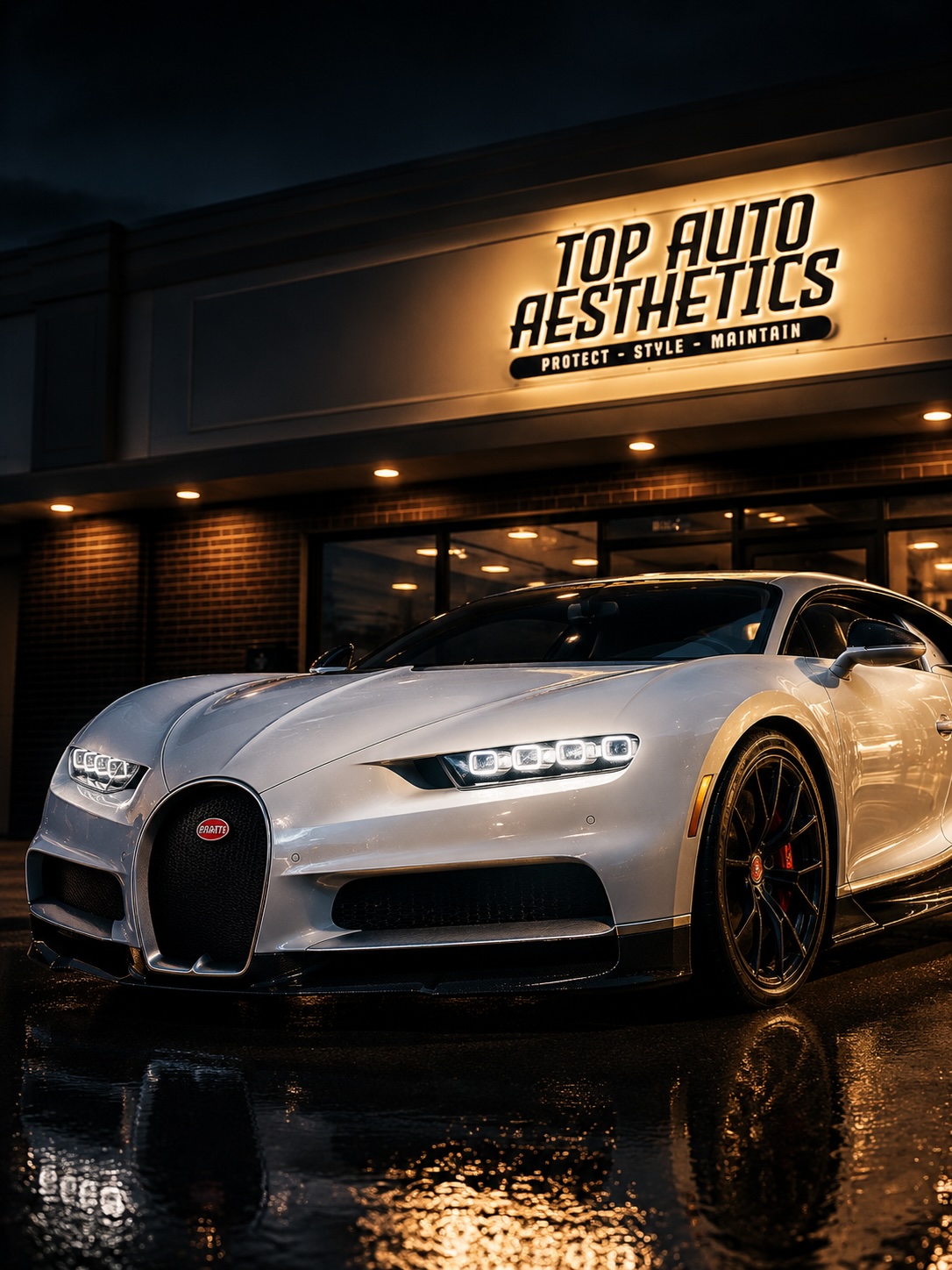 Bugatti Chiron detailed by Top Auto Aesthetics